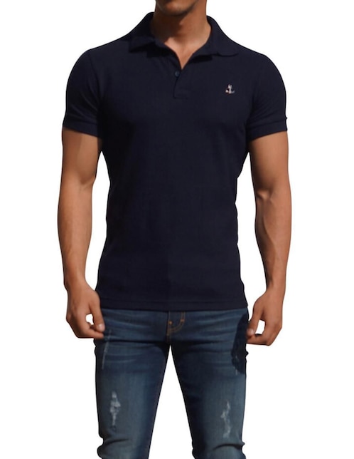 Playera tipo polo John Leopard para hombre