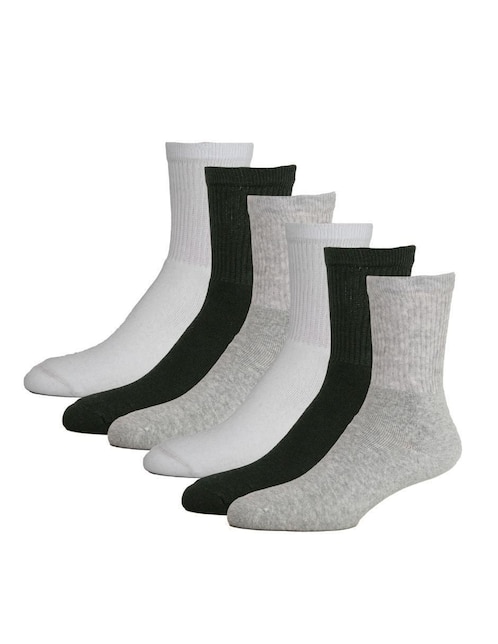 Set de calcetín comfort de algodón para hombre 6 pares Set de calcetín comfort de algodón para hombre 6 pares