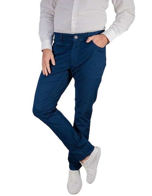 Pantalón chino slim de algodón para hombre 1