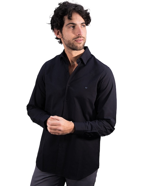 CAMISA KENNETH COLE KCBASCA, CH, NEGRO