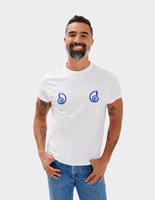 Playera Merkabá Biuriful cuello redondo para hombre 1
