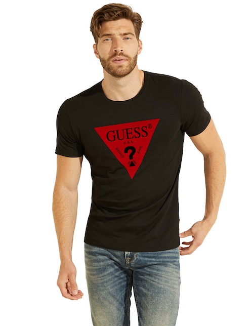 Playera GUESS BA2023 cuello redondo para hombre