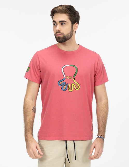 Playera El Pulpo cuello redondo para hombre