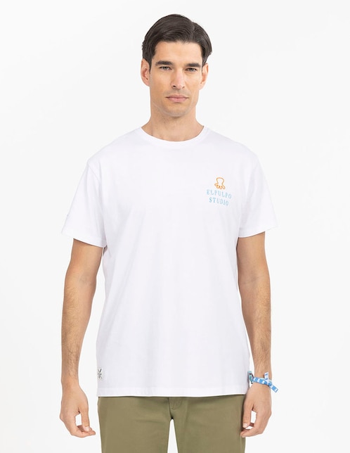 Playera El Pulpo cuello redondo para hombre