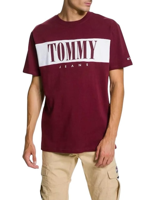 Playera Tommy Jeans cuello redondo para hombre