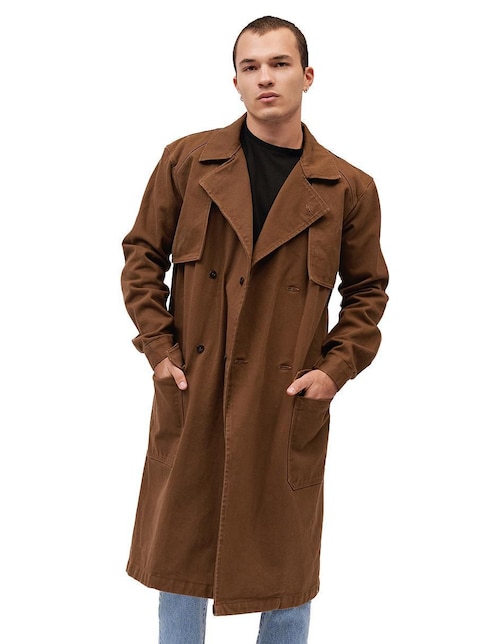 Gabardina larga MCHK para hombre