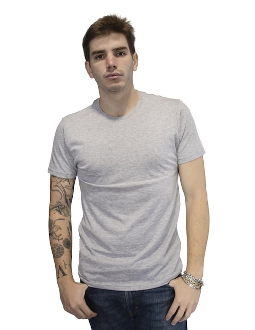 Playera Indicum Denim cuello redondo para hombre