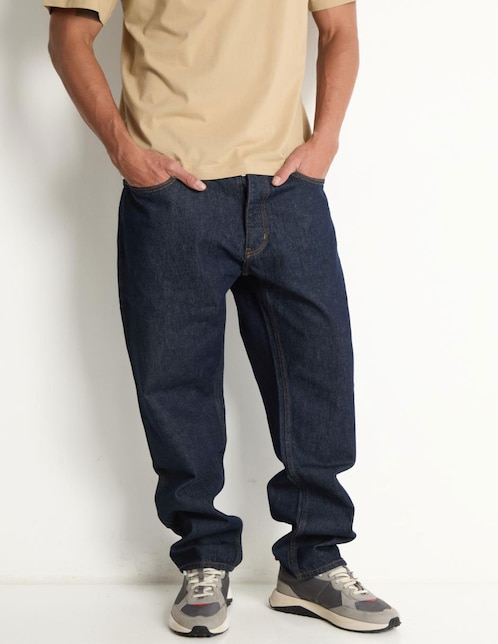 Jeans straight HUGO BLUE deslavado para hombre