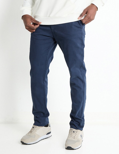 Pantalón chino slim de algodón para hombre 1