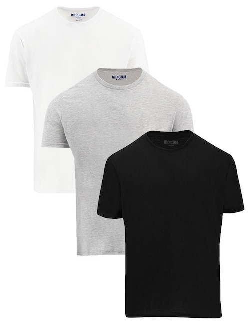 Set playera Indicum Denim cuello redondo para hombre