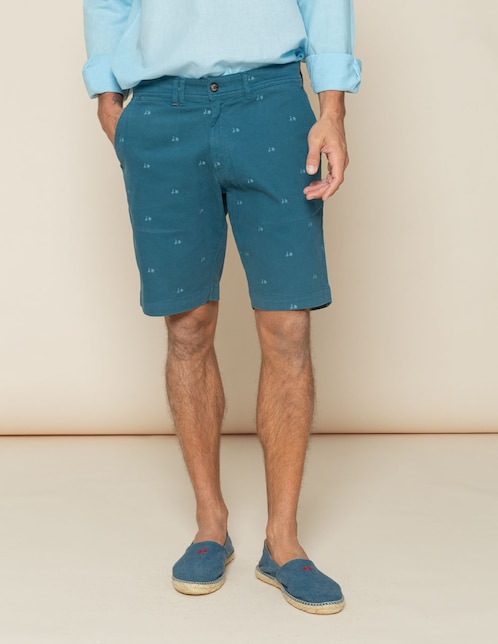 Bermuda Scotta de algodón para hombre