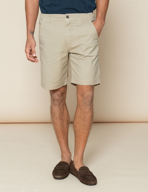 Bermuda de algodón para hombre