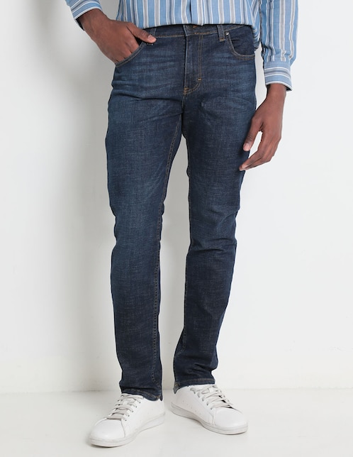 Jeans straight Ben Sherman deslavado para hombre