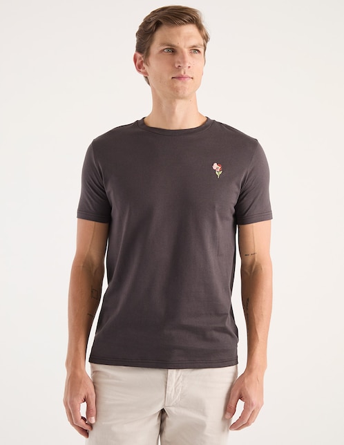 Playera cuello redondo para hombre 1