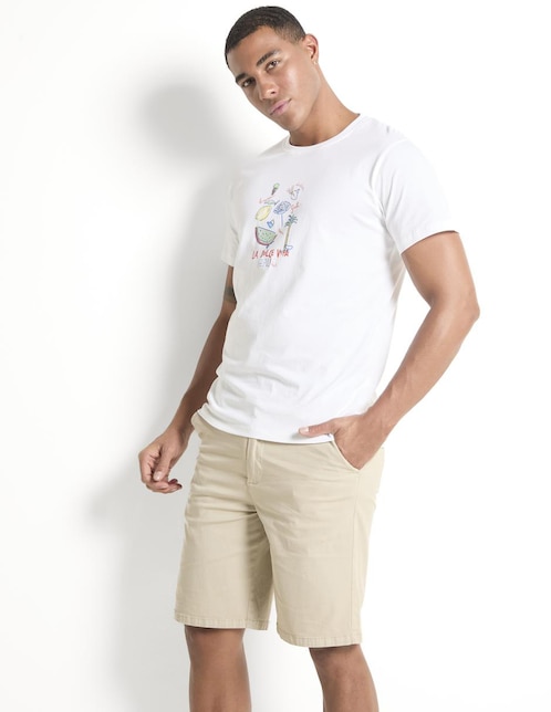 Bermuda de algodón para hombre 1