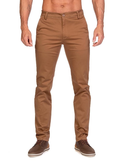 Pantalón slim Be Good Miracle de gabardina para hombre