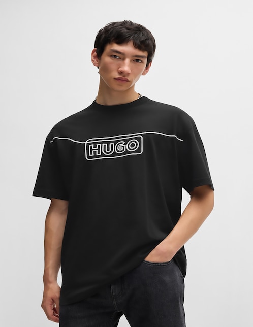 Playera HUGO BLUE cuello redondo para hombre