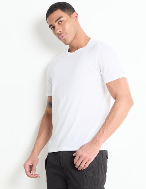 Playera cuello redondo para hombre 1