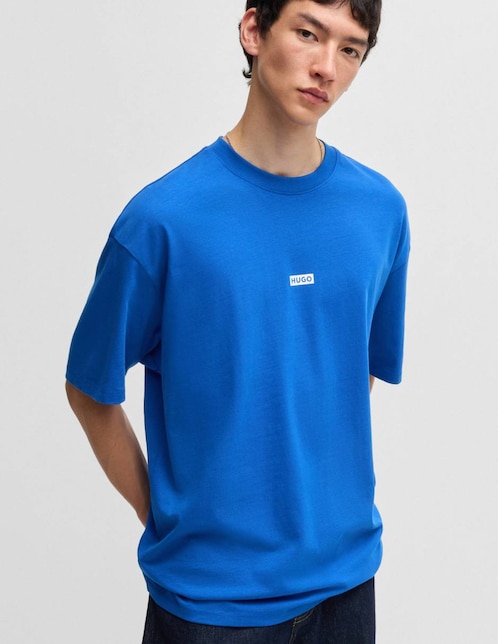 Playera HUGO Blue cuello redondo para hombre