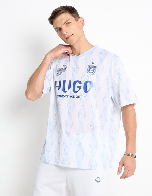 Playera Hugo Blue cuello redondo para hombre