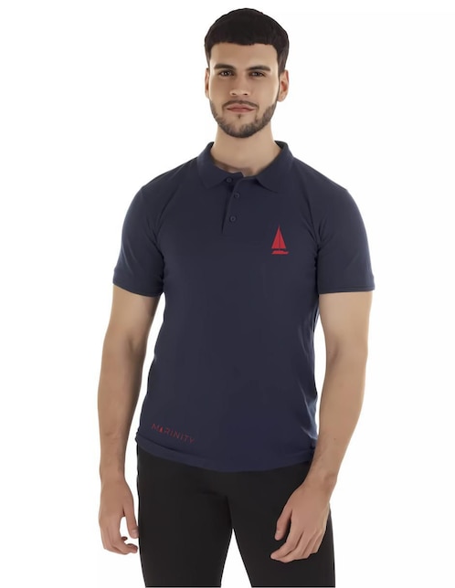 Playera tipo polo Marinity para hombre