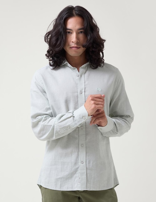 Camisa casual de algodón para hombre 1