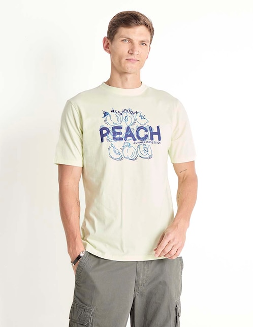 Playera cuello redondo para hombre 1