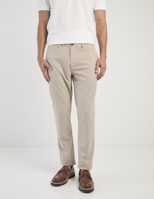 Pantalón chino recto para hombre 1