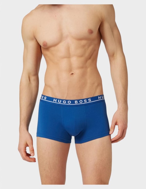 Set bóxer trunk Hugo Boss de algodón para hombre 3 piezas