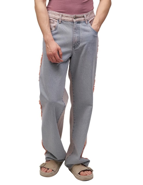 Jeans regular straight Mchk lavado claro para hombre