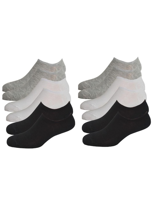 Set de tín invisible de algodón para hombre 6 pares 1