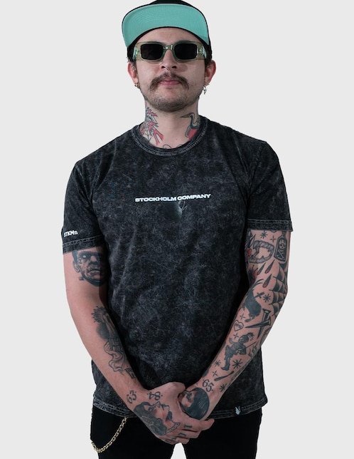 Playera Stkm Company stkm essentials cuello redondo para hombre