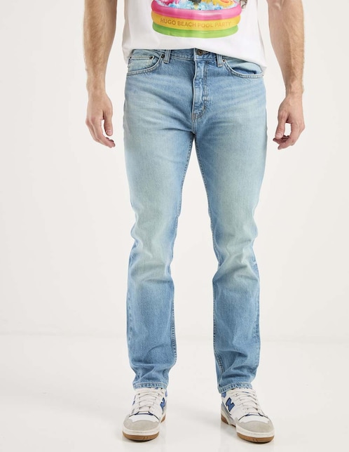 HUGO BLUE Jeans straight Hugo Blue deslavado para hombre