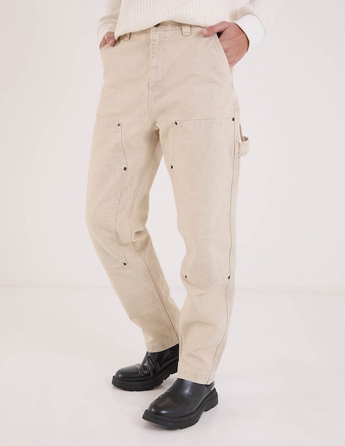 Pants Hugo blue con botón para hombre