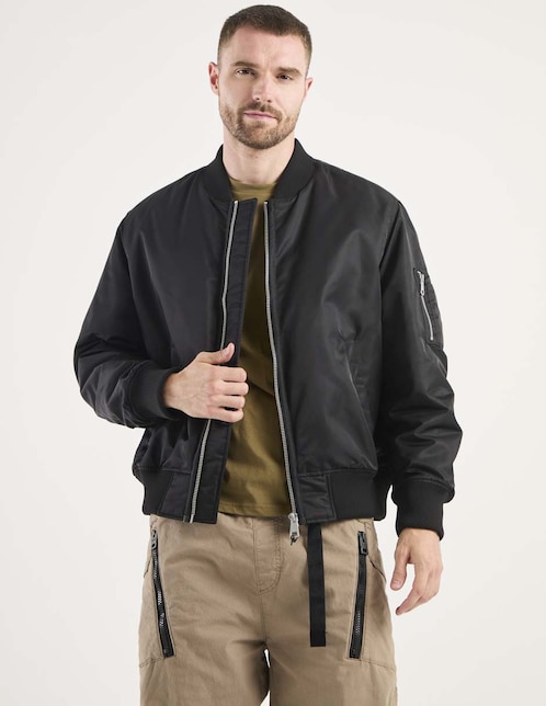 HUGO BLUE Chamarra bomber Hugo Blue para hombre