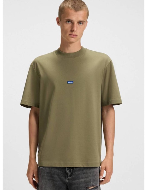playera Hugo Blue w25 cuello redondo para hombre