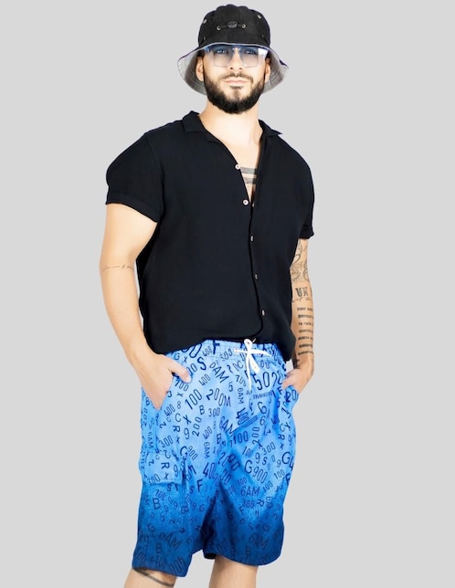 Traje de baño con bolsillos para hombre Traje de baño con bolsillos para hombre