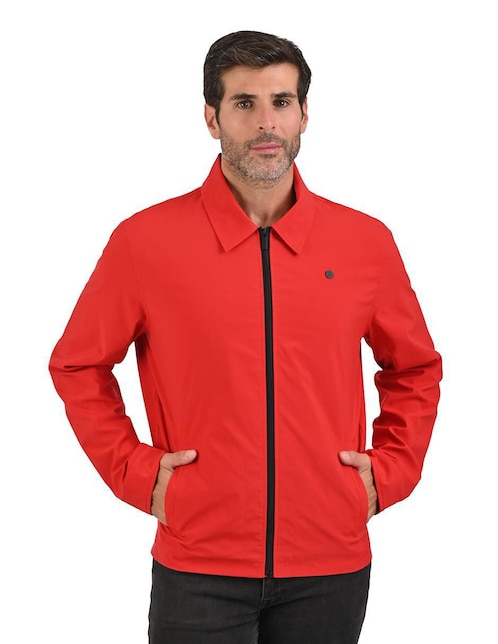 PERRY ELLIS PORTFOLIO Chamarra casual Perry Ellis Portfolio con bolsillos para hombre