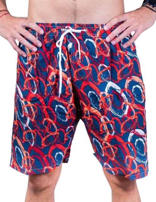 Traje de baño cintura elástica para hombre 1