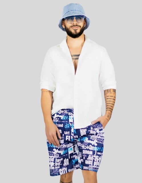 "traje de baño" malabis con bolsillos "para hombre"