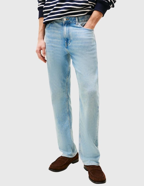 TOMMY HILFIGER Jeans straight Tommy Hilfiger MW0MW38819-1AA lavado desgastado para hombre