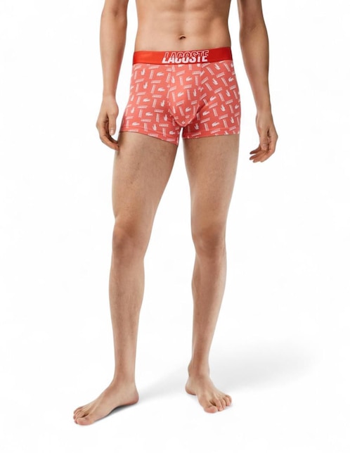 Bóxer brief Lacoste de algodón para hombre 3 piezas