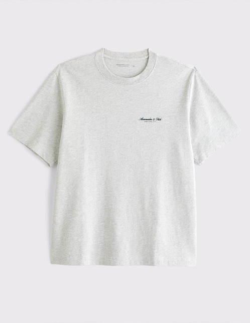 Imagen de producto PLAYERA ABERCROMBIE & F, G, GRIS CLARO