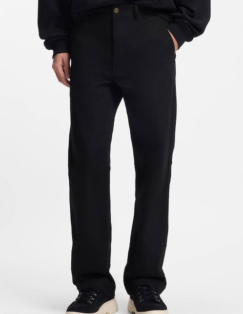 Pantalón regular Hugo Blue de algodón para hombre