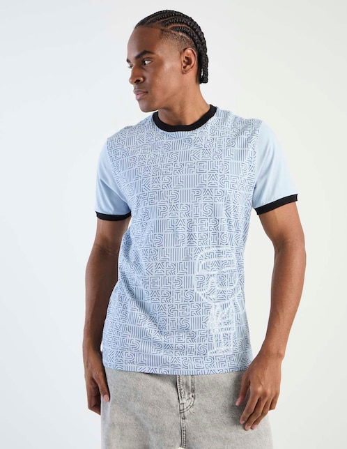 Playera cuello redondo para hombre 1