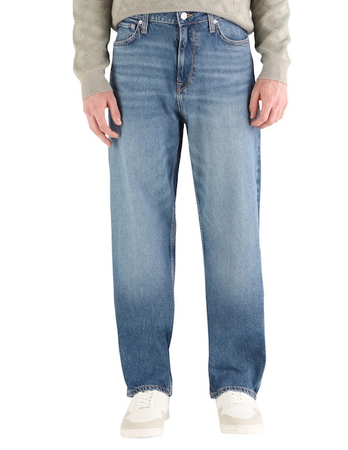 Jeans skinny M5BA0PD4K30-FLXI deslavado para hombre 1