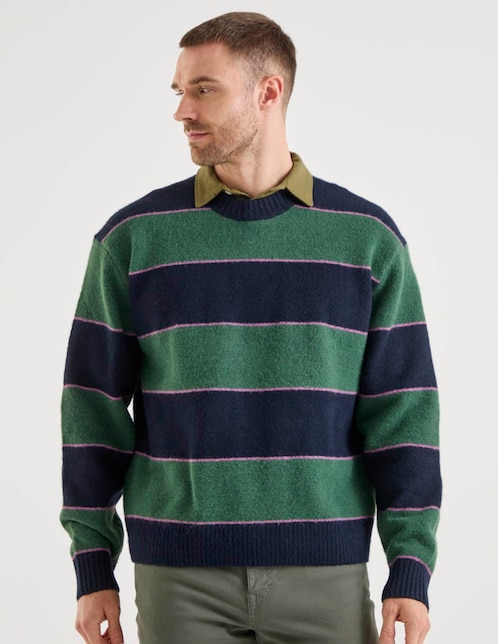 Suéter Abercrombie & Fitch cuello redondo para hombre