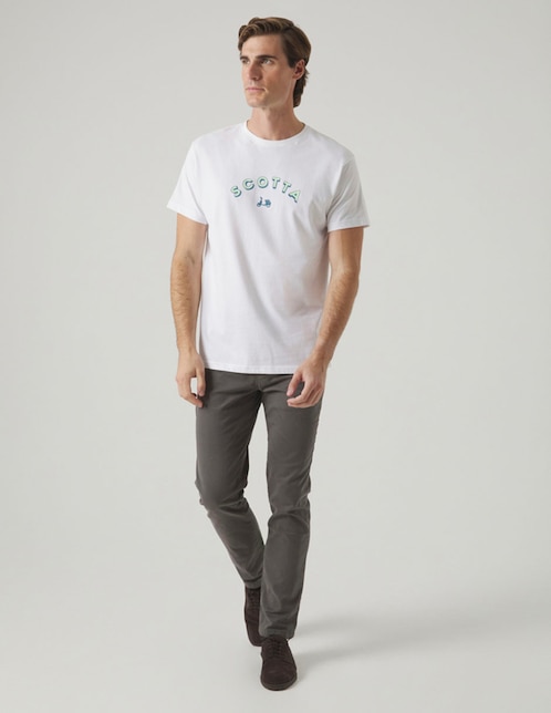 Playera Scotta cuello redondo para hombre