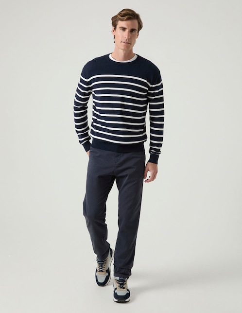 Suéter Scotta cuello redondo para hombre
