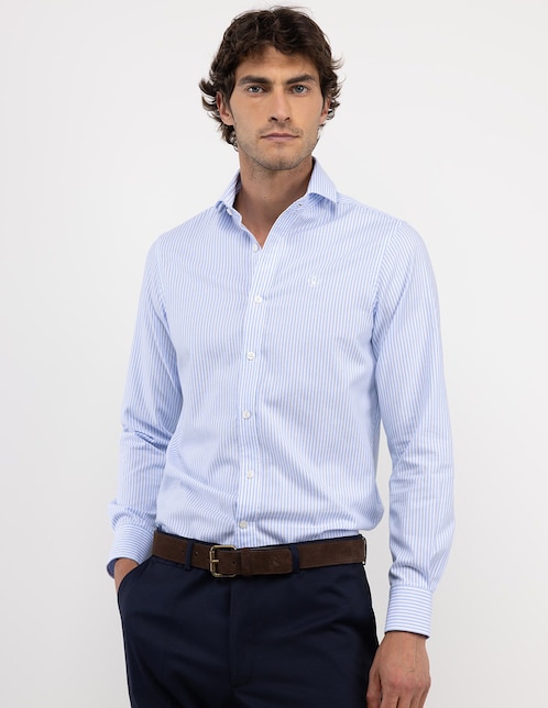 CAMISA EL GANSO 1050W2, 40, AZUL CLARO